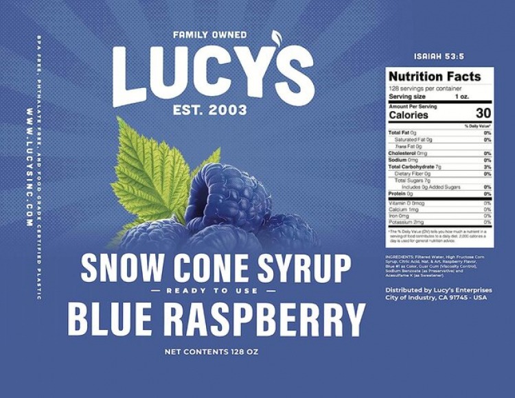 Blue Raspberry Snow Cone Flavor Add On