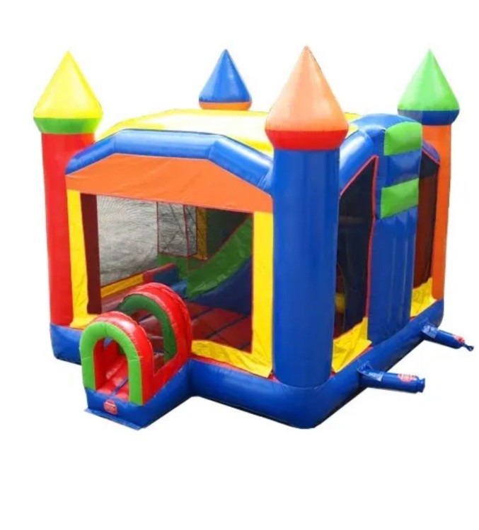 Rainbow Bounce House Combo