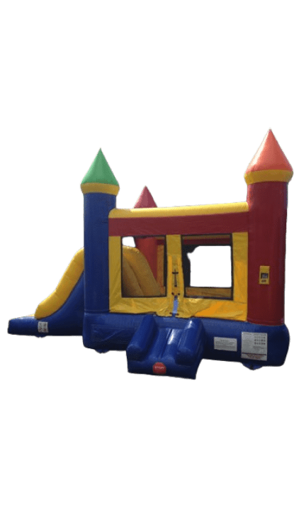 Rainbow Slide Bounce House